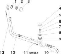 Слив-перелив Viega Multiplex 61631 полуавтомат без накладок арт-111069 — фото 4, Сливы-переливы