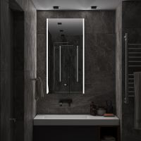 Зеркало Континент Modern 500х1000 с подсветкой с сенсорным выключателем арт-ЗЛП619 — фото 5, Зеркала в ванную комнату