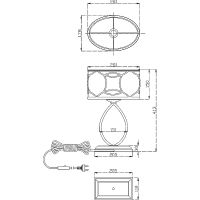 Товар: Настольная лампа Maytoni House Fibi Кремовая Золото арт-H310-11-G - фото 6 Настольная лампа Maytoni House Fibi Кремовая Золото арт-H310-11-G — фото 6, Настольные лампы