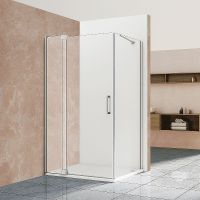 Душевой уголок Vincea Extra 100х100 профиль Хром стекло прозрачное арт-VSR-1E901010CL — фото 1, Квадратные душевые уголки