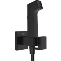 Гигиенический душ со смесителем Hansgrohe Bidette Черный матовый арт-29233670 — фото 1, Гигиенические души