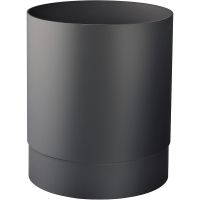 Ведро для мусора Nofer Black Черное арт-14028.N — фото 1, Мусорные ведра