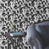 Обои Solo Ice Flame Винил на флизелине (1,06*10) Черный/Белый, Абстракция/Мрамор арт-SL8586-26 — фото 2, Обои для стен