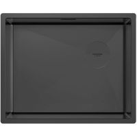 Кухонная мойка Paulmark Next-Skew 54 Uni Черная матовая арт-PM885444-MBN — фото 1, Кухонные мойки