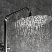 Душевая система Frap H805 Нержавеющая сталь арт-F24805 — фото 5, Душевые стойки