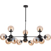 Люстра Artelamp Bolla Янтарная Черная арт-A1664SP-12BK — фото 1, Люстры