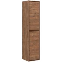 Шкаф пенал Aquanet Милан 35 подвесной Дуб рустикальный арт-336388 — фото 1, Пеналы для ванной комнаты