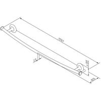 Держатель для полотенец AM.PM Like Хром арт-A80346400 — фото 8, Полотенцедержатели