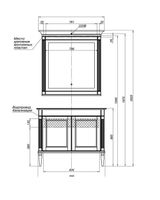 Зеркало Aquanet Селена 105 с подсветкой с сенсорным выключателем Белое арт-201647 — фото 8, Зеркала в ванную комнату