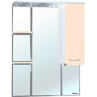 Зеркало со шкафом Bellezza Мари 85 R с подсветкой Бежевое арт-4612914001224 — фото 1, Зеркальные шкафы в ванную