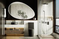 Унитаз компакт Abber Bequem Черный матовый с бачком и сиденьем Микролифт арт-AC1112TMB — фото 11, Напольные унитазы