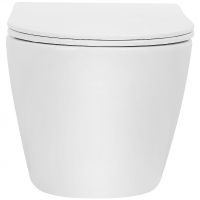 Унитаз Abber Bequem подвесной с сиденьем Микролифт арт-AC1100T — фото 2, Подвесные унитазы