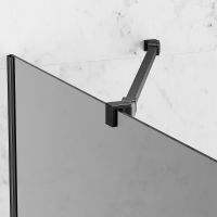 Душевая перегородка Berges Sky Black 90х200 профиль Черный матовый стекло тонированное арт-064013 — фото 3, Душевые перегородки