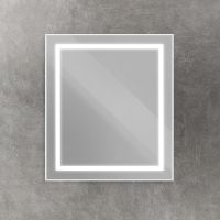 Зеркало BelBagno Kraft 70 с подсветкой Сатин с сенсорным выключателем арт-SPC-KRAFT-700-800-SENS-AL — фото 1, Зеркала в ванную комнату