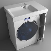 Тумба с раковиной Эстет Riga Luxe L 80 Белая арт-ФР-00009658 — фото 1, Тумбы с раковиной