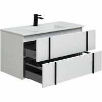 Товар: Тумба под раковину Allen Brau Reality 100 подвесная Белая матовая арт-1.32007.WM - фото 15 Тумба под раковину Allen Brau Reality 100 подвесная Белая матовая арт-1.32007.WM — фото 15, Тумбы под раковину