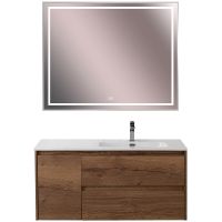 Тумба под раковину BelBagno Kraft 100 R подвесная Rovere Tabacco арт-KRAFT-1000-2C-1A-SO-RT-R — фото 8, Тумбы под раковину