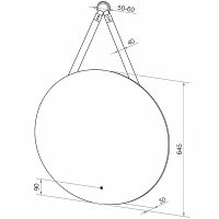 Зеркало Континент Best D 645 с подсветкой с бесконтактным выключателем арт-ЗЛП606 — фото 8, Зеркала в ванную комнату