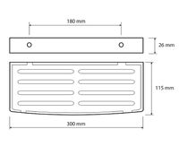 Товар: Полка корзина Bemeta Dark Черная матовая арт-102308080 - фото 2 Полка корзина Bemeta Dark Черная матовая арт-102308080 — фото 2, Полки для ванной и душа