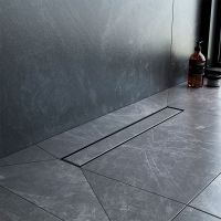 Душевой лоток AM.PM MasterFlow 50 с Черной матовой решеткой / под плитку Tile арт-W01SC-U11-050-04BM — фото 12, Душевые лотки