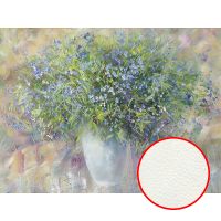 Фреска Ortograf Цветы 8021 Фактура флок FLK Флизелин (3,6*2,7) Зеленый/Голубой, Цветы/Живопись арт-8021 (флок FLK) — фото 1, Фрески