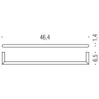 Полотенцедержатель Colombo Design Mini Графит матовый арт-B4010.GM — фото 2, Полотенцедержатели
