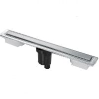 Душевой лоток Berges C1 Norma 800 с решеткой Хром матовый арт-090039 — фото 1, Душевые лотки