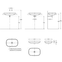 Товар: Раковина Kerama Marazzi Magica 65 Белая глянцевая арт-MA.wbi.65 - фото 4 Раковина Kerama Marazzi Magica 65 Белая глянцевая арт-MA.wbi.65 — фото 4, Раковины встраиваемые сверху
