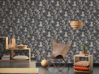 Обои AS Creation Paradise Garden Винил на флизелине (0,53*10,05) Черный, Цветы арт-36719-7 — фото 3, Обои для стен