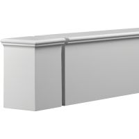 Торцевой элемент Европласт 83x129x83 мм арт-4.33.331 — фото 1, Фасадный декор