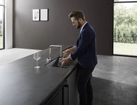 Смеситель для кухни Hansgrohe Aquno Select M81 Хром арт-73830000 — фото 14, Смесители для кухни