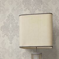 Обои Emiliana Parati Tesori dOriente Винил на флизелине (1,06*10,05) Бежевый/Серебряный, Дамаск арт-97237 — фото 2, Обои для стен