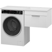 Тумба под раковину Brevita Enfida 120 подвесная Белая матовая арт-ENF-09060-011Я — фото 1, Тумбы под раковину