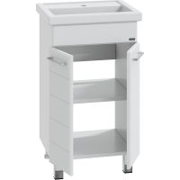 Тумба под раковину СанТа Омега 50 Белая арт-207001 — фото 3, Тумбы под раковину