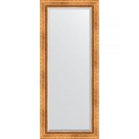 Зеркало Evoform Exclusive 156х66 с фацетом в багетной раме - Римское золото 88 мм арт-BY 3568 — фото 1, Зеркала в ванную комнату