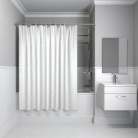 Штора для ванны Iddis Base 240х200 Белая арт-BD05P24i11 — фото 3, Шторы для ванной