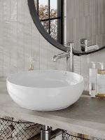 Раковина-чаша Orange 42 Белая глянцевая арт-B07-420W — фото 8, Раковины накладные