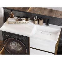 Тумба под раковину Aquaton Лондри 120 Дуб Рустикальный без фасада арт-1A266901LHDR0 — фото 7, Тумбы под раковину