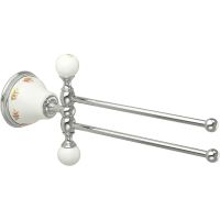 Полотенцедержатель Migliore Provance поворотный Хром арт-17669 — фото 2, Полотенцедержатели