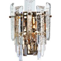 Настенный светильник Artelamp Nicoletta Прозрачный Золото арт-A1052AP-2GO — фото 1, Бра