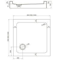 Товар: Акриловый поддон для душа Veconi Tezeo TZ-52B 80x80 Черный арт-TZ52B-80-C5 - фото 2 Акриловый поддон для душа Veconi Tezeo TZ-52B 80x80 Черный арт-TZ52B-80-C5 — фото 2, Акриловые душевые поддоны