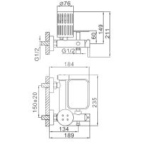 Товар: Гигиенический душ со смесителем Frap Хром арт-F7513 - фото 12 Гигиенический душ со смесителем Frap Хром арт-F7513 — фото 12, Гигиенические души