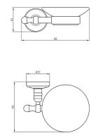 Товар: Мыльница Migliore Mirella Бронза арт-17158 - фото 9 Мыльница Migliore Mirella Бронза арт-17158 — фото 9, Мыльницы