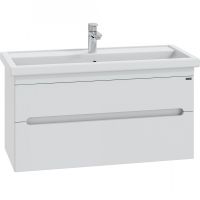 Тумба под раковину СанТа Лондон 100 подвесная Белая арт-224040 — фото 1, Тумбы под раковину