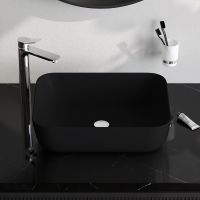 Раковина-чаша AM.PM Func 51 Черная матовая арт-M8FWCC10510BM — фото 3, Раковины накладные