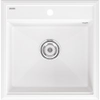 Кухонная мойка Paulmark Stepia 50 Белая арт-PM115051-WH — фото 1, Кухонные мойки