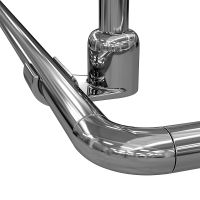 Карниз для ванны WasserKRAFT Dinkel180x90 Хром арт-SC-469018 — фото 4, Карнизы для ванной