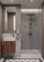 Тумба под раковину Aquaton Эклипс 45 подвесная Эбони темный арт-1A172701EK560 — фото 5, Тумбы под раковину