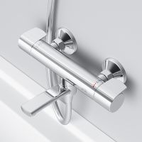 Смеситель для ванны AM.PM X-Joy с термостатом Хром арт-F85A50000 — фото 8, Смеситель для ванны