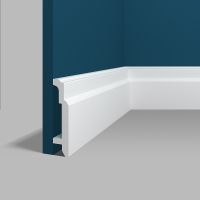 Плинтус Перфект 2000x106x25 мм арт-P45 — фото 1, Плинтуса напольные